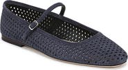 Veronica Beard Ellie Perforated Mary Jane Ballet Flat