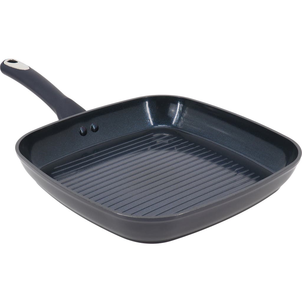 Oster Hawke 11 Inch Square Ceramic Nonstick Aluminum Grill Pan In Multi