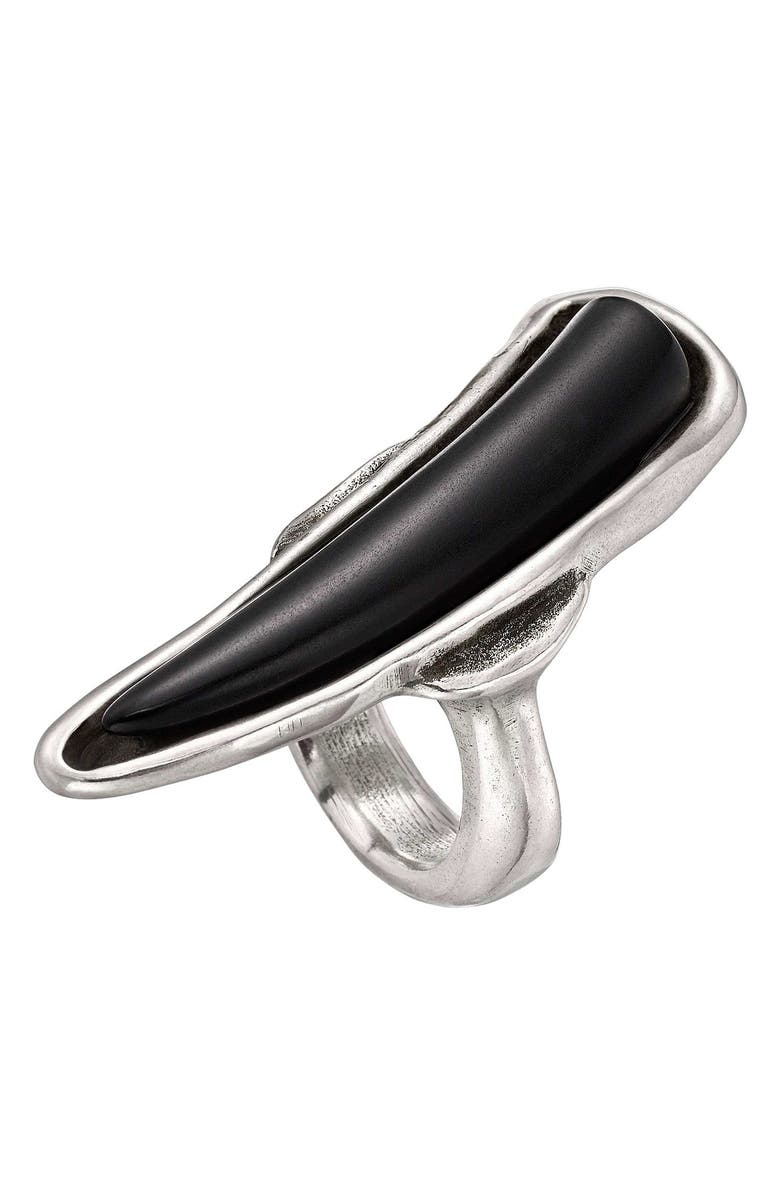 UNODE50 El Colmo Resin Horn Shaped Ring, Main, color, 