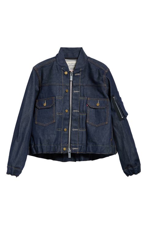 Denim Bomber Jacket