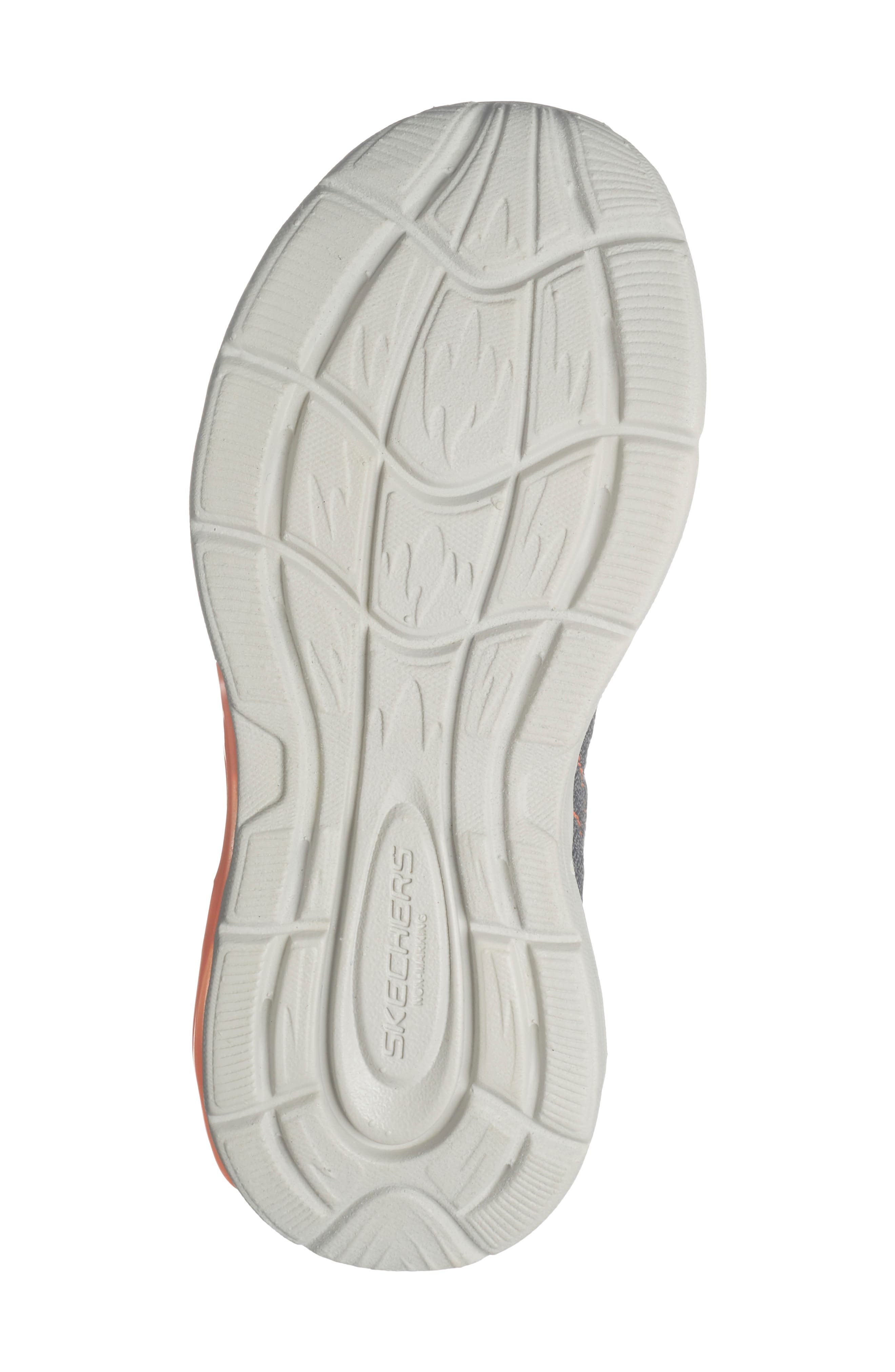 Kids' Thermo-Flash 2.0 Heat-Brisk Light-Up Sneaker, Alternate, color, CHARCOAL/ ORANGE