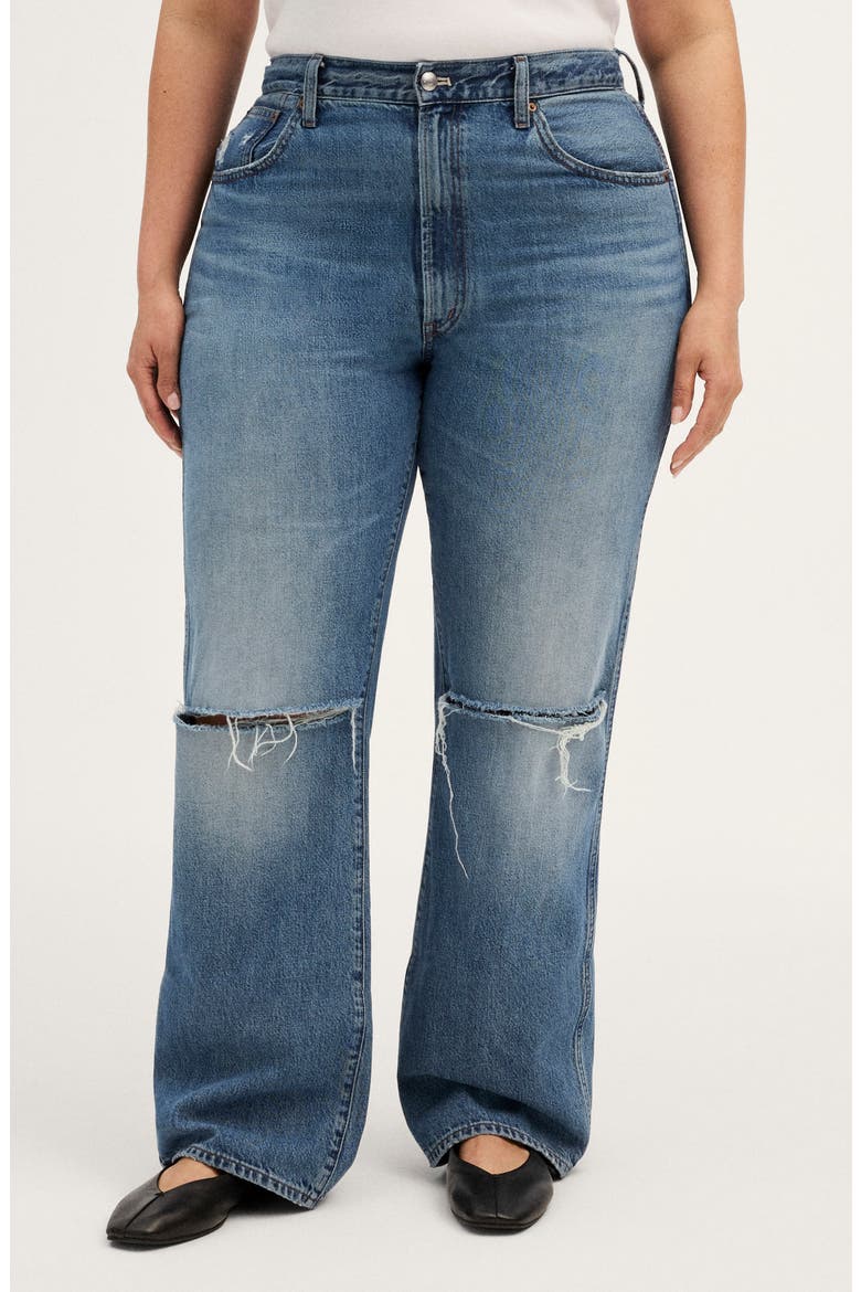 Relaxed Bootcut Jeans, Alternate, color, SOLSTICE WASH
