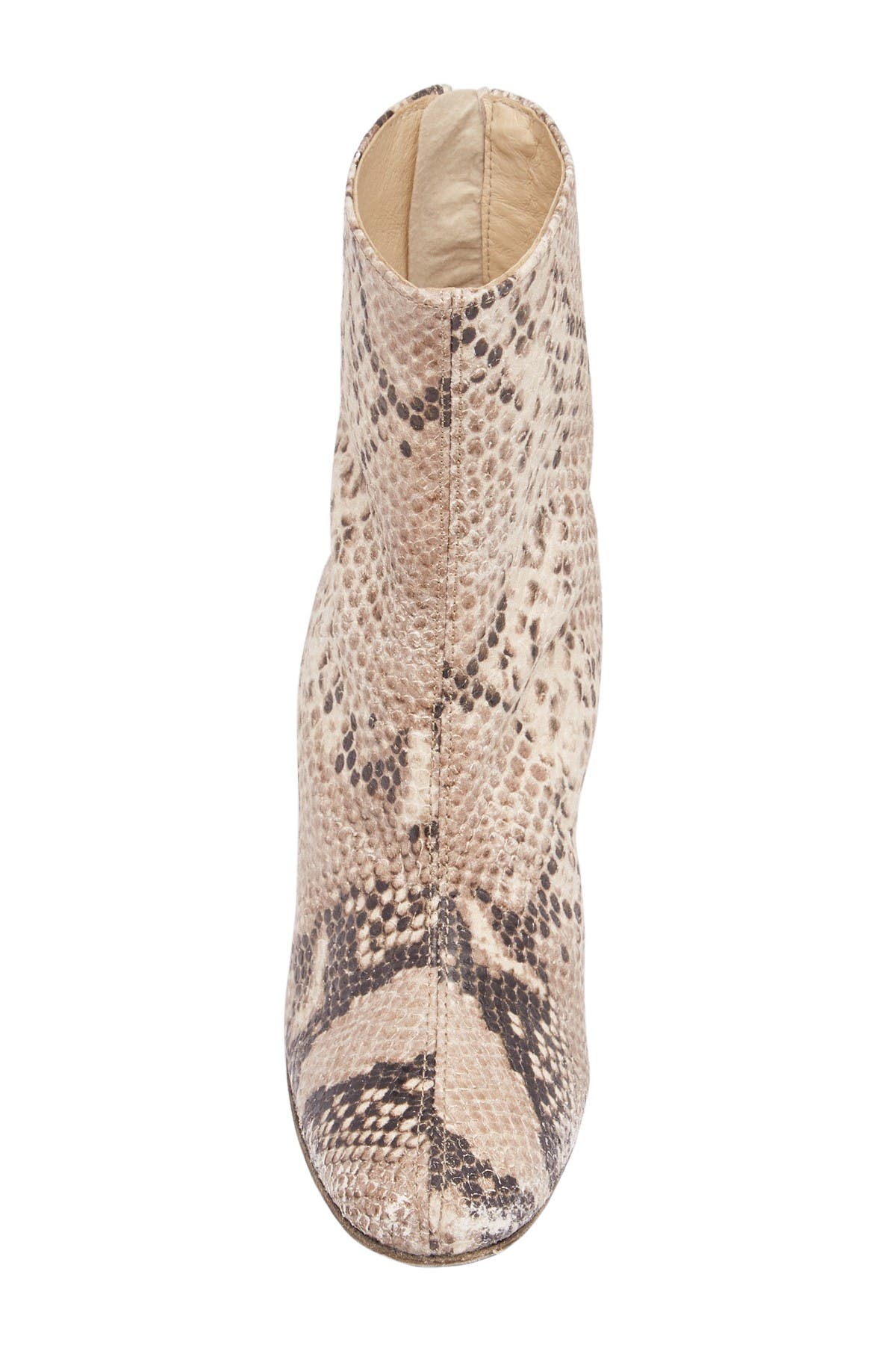 Cecile Block Heel Bootie, Alternate, color, TAUPE SNAKE PRINT LEATHER