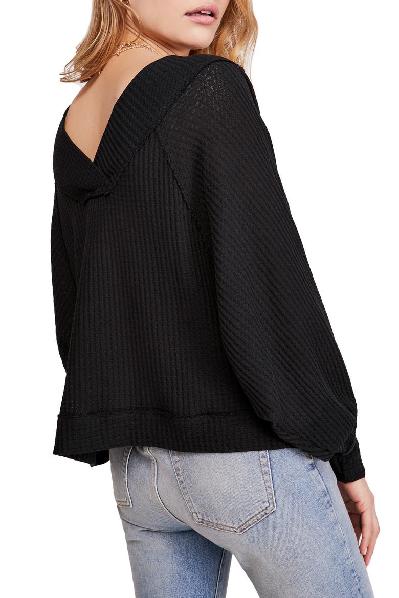 Westend Thermal Top, Alternate, color, BLACK