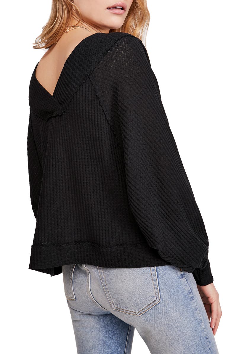 Free People Westend Thermal Top, Alternate, color, 