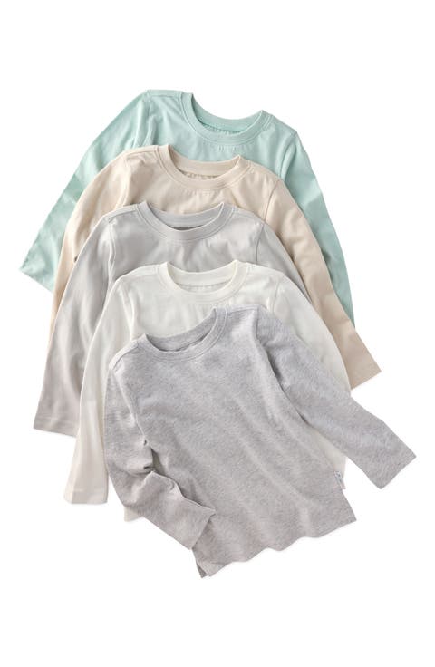 London 5-Pack Assorted Organic Cotton T-Shirts (Baby)