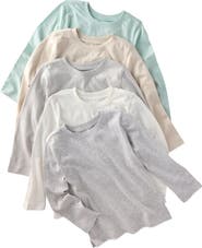 BUTTERBLU London 5-Pack Assorted Organic Cotton T-Shirts