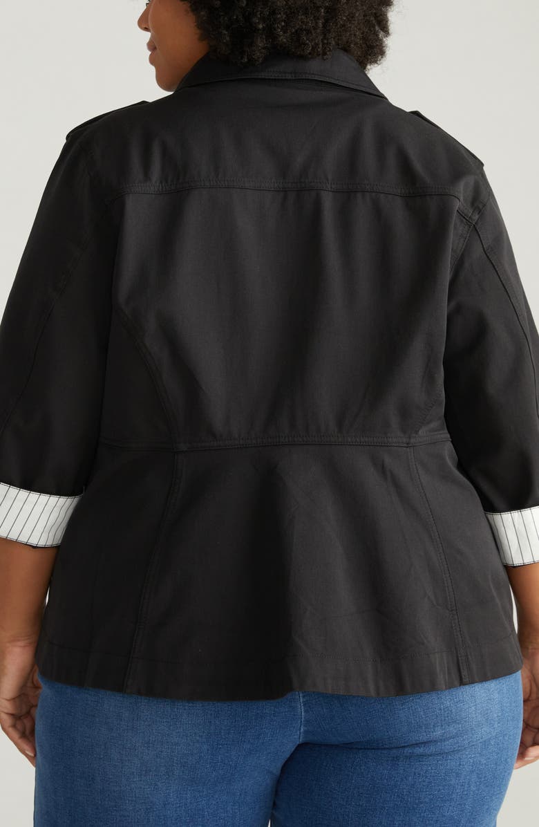 Universal Standard Upstate Stretch Cotton Blend Twill Manor Jacket, Alternate, color, 