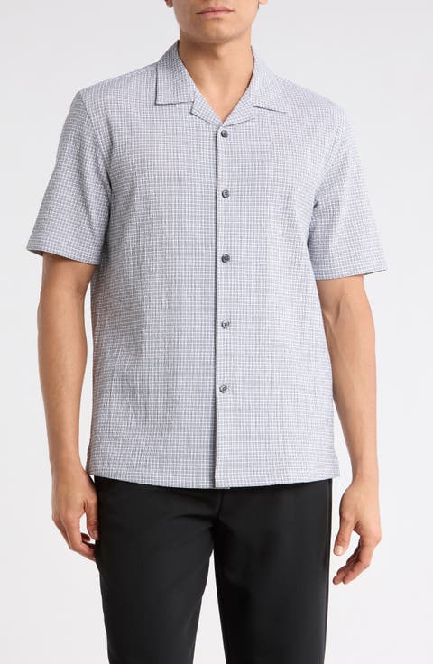 Daze Stretch Cotton Camp Shirt