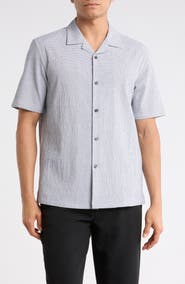 Theory Daze Stretch Cotton Camp Shirt
