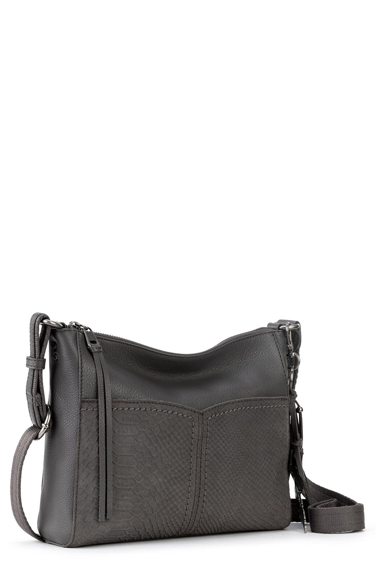 Alameda Leather Crossbody Bag, Alternate, color, SLATE