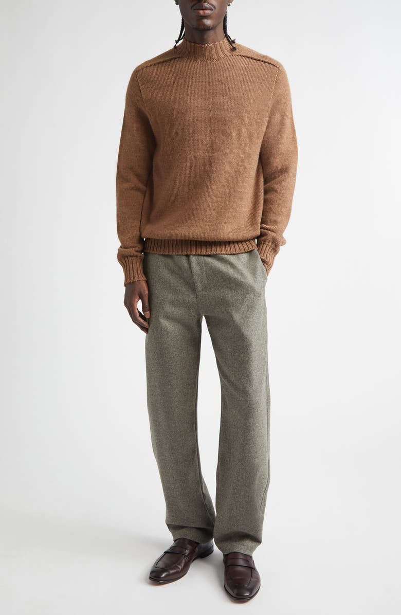 De Bonne Facture Countryside Wool Sweater, Alternate, color, Hazelnut
