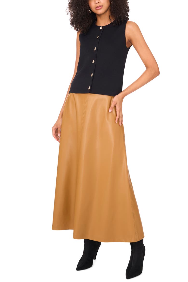 Sleeveless Sweater, Alternate, color, RICH BLACK