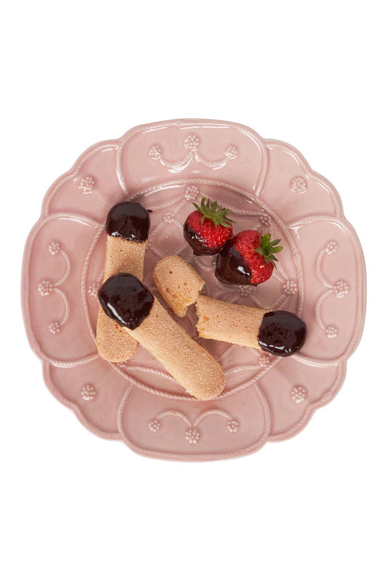Jardins du Monde Set of 4 Dessert/Salad Plates, Alternate, color, BLUSH