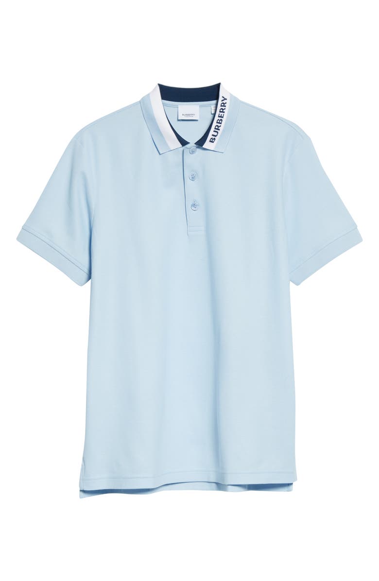 Burberry Men
s Edney Logo Collar Short Sleeve Cotton Piqué Polo, Alternate, color,