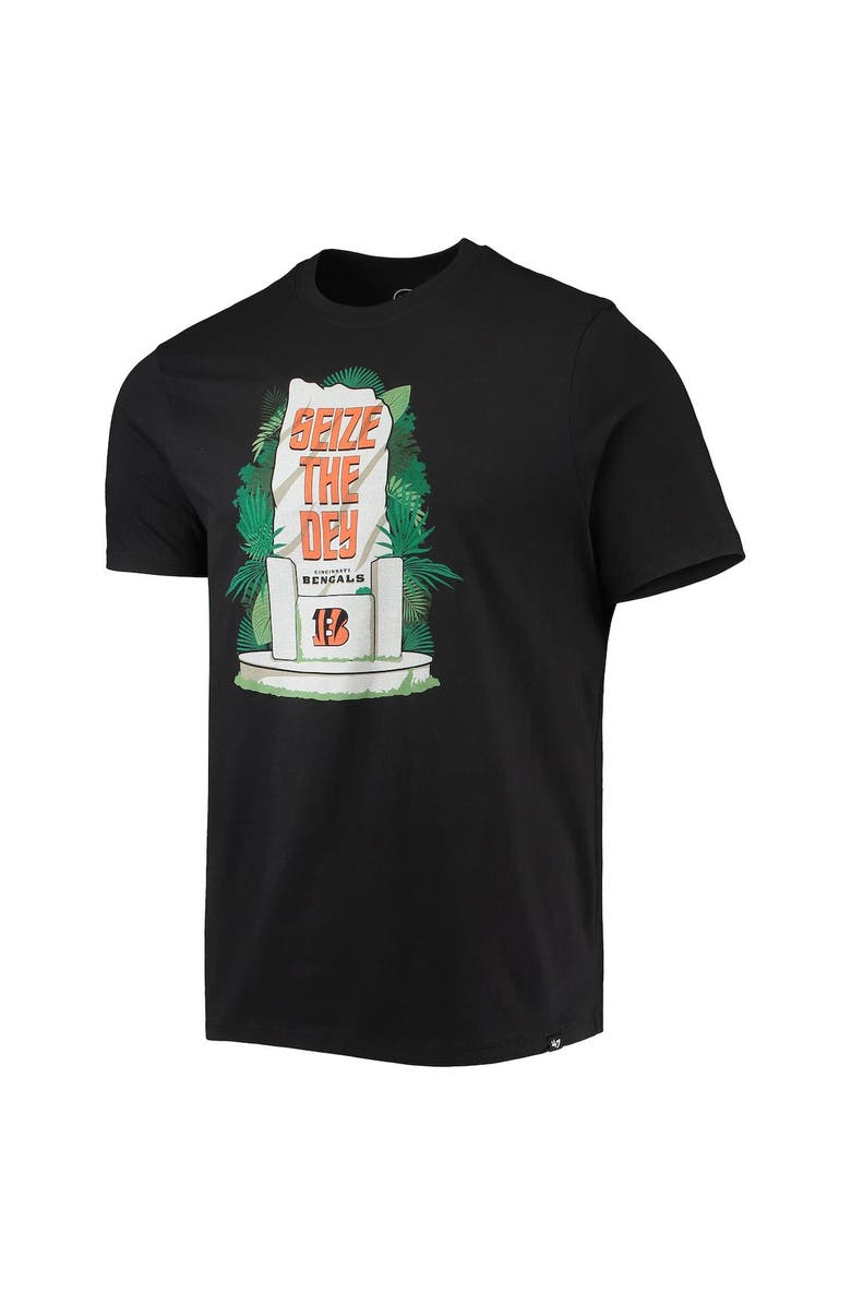 '47 Men's '47 Black Cincinnati Bengals Logo Super Rival T-Shirt, Alternate, color, Black