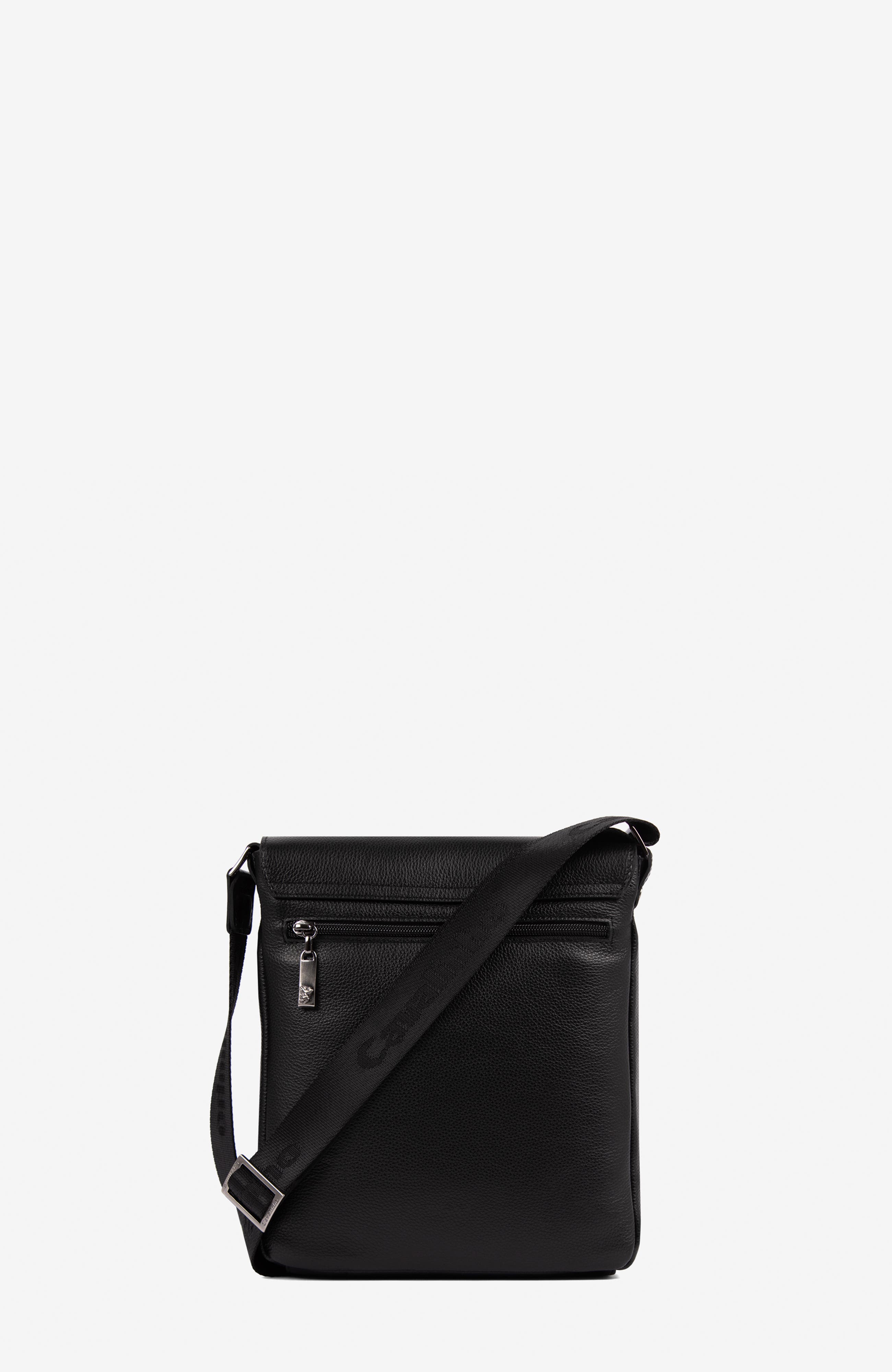 El Cavaleiro Leather Traveler Crossbody Bag 483, Alternate, color, Black