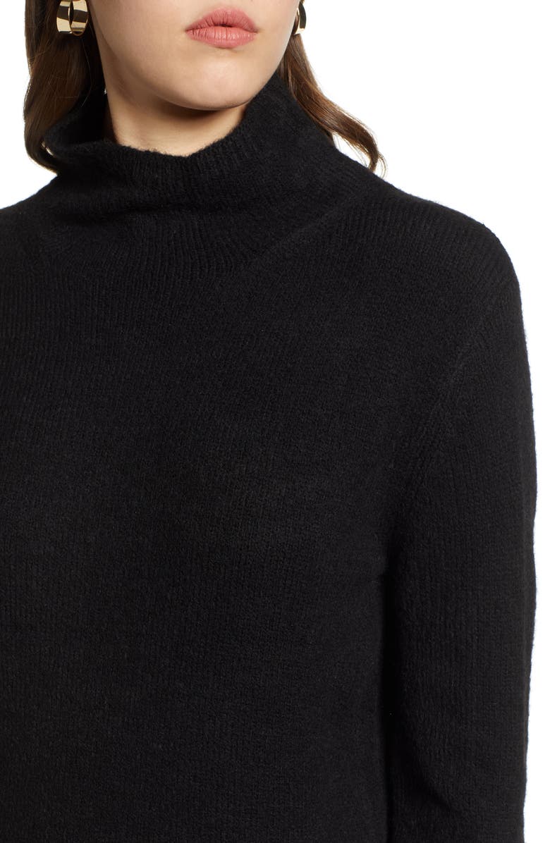 Halogen<sup>®</sup> Fuzzy Mock Neck Sweater, Alternate, color,