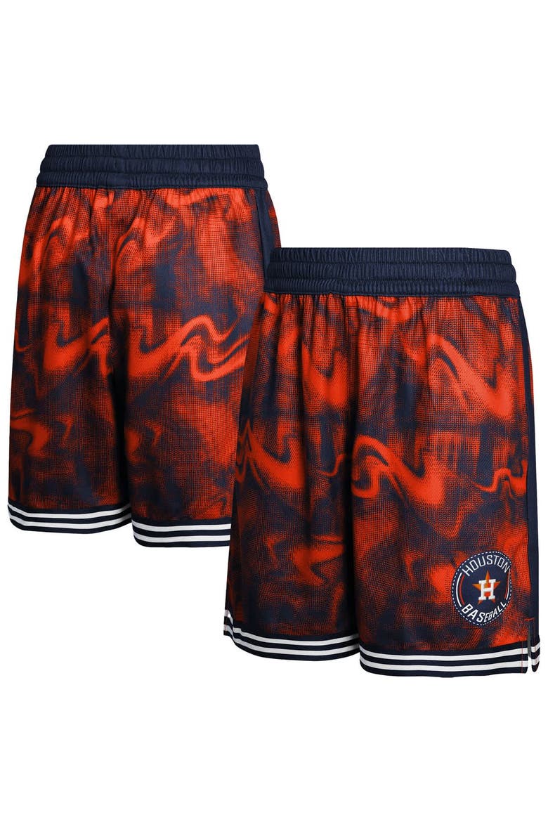 Youth Navy/Orange Houston Astros Outfielder Shorts, Main, color, Navy