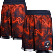 Outerstuff Youth Navy/Orange Houston Astros Outfielder Shorts
