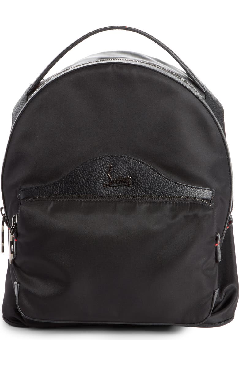 Christian Louboutin Small Backloubi Nylon Backpack, Main, color,