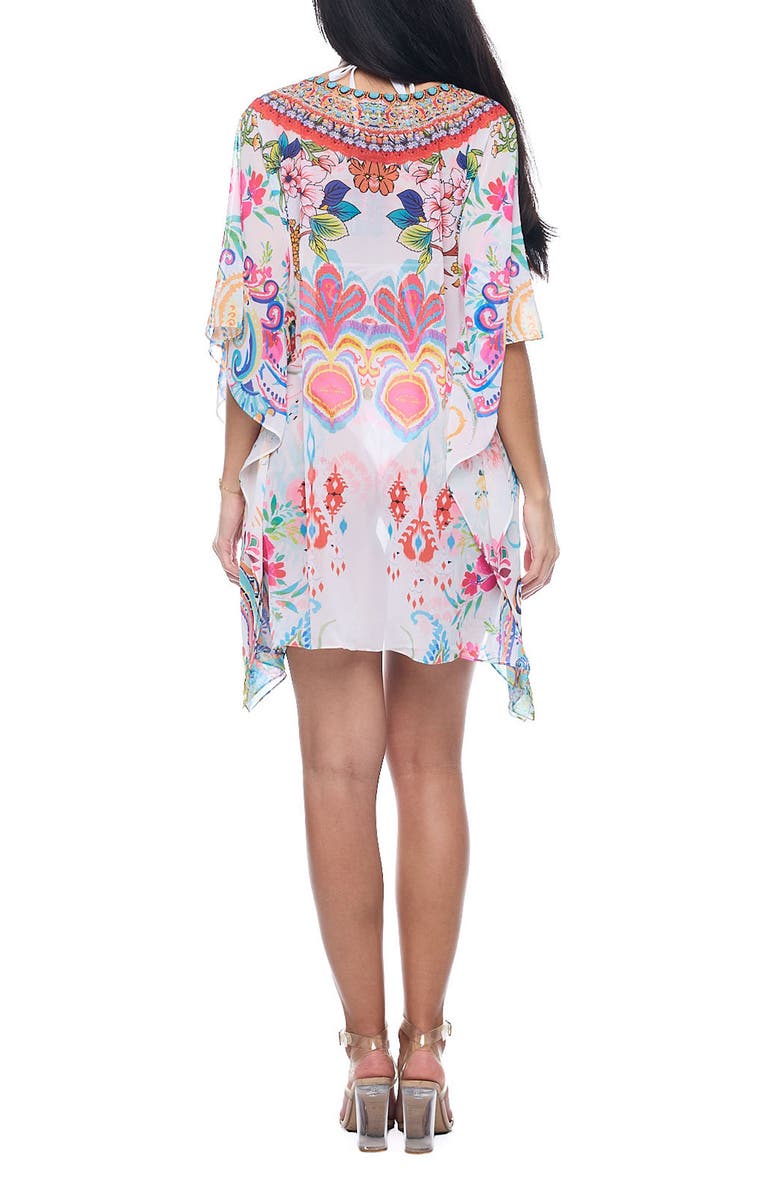 RANEES Short Caftan Dress, Alternate, color, White