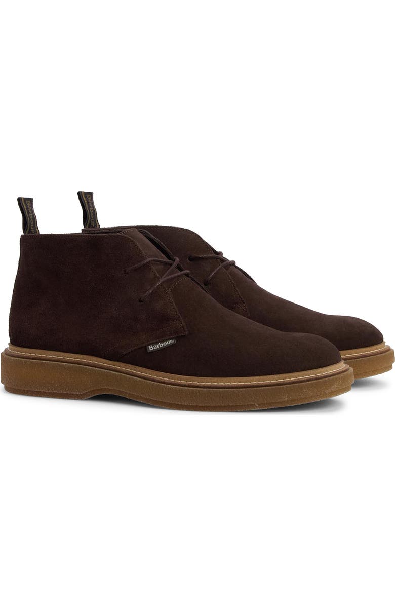 Barbour Blaine Chukka Boot, Main, color, Chocolate Suede