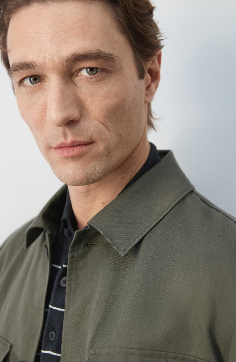 MANGO Rucked Back Jacket, Alternate, color, Medium Brown