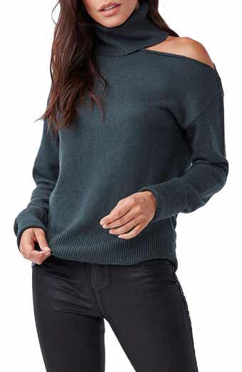 Raundi Cold Shoulder Turtleneck Sweater
