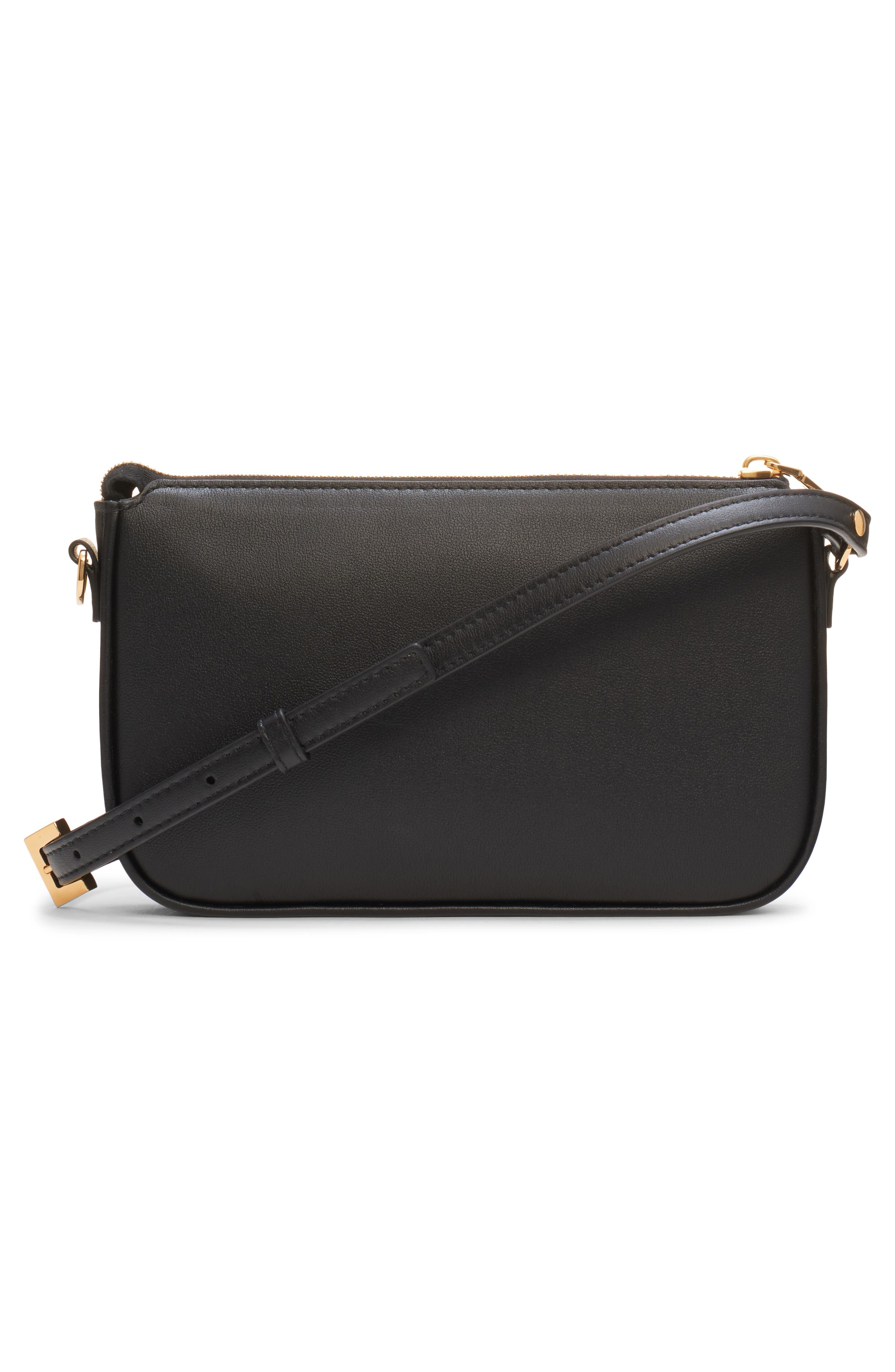 Valentino Garavani Mini VLOGO Leather Shoulder Bag, Alternate, color, 