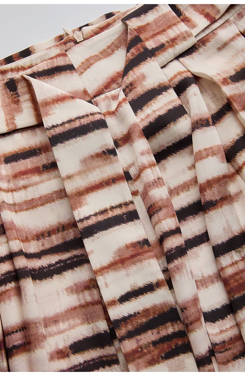 Exquise Elina Mesh Midi Skirt, Alternate, color, Brown