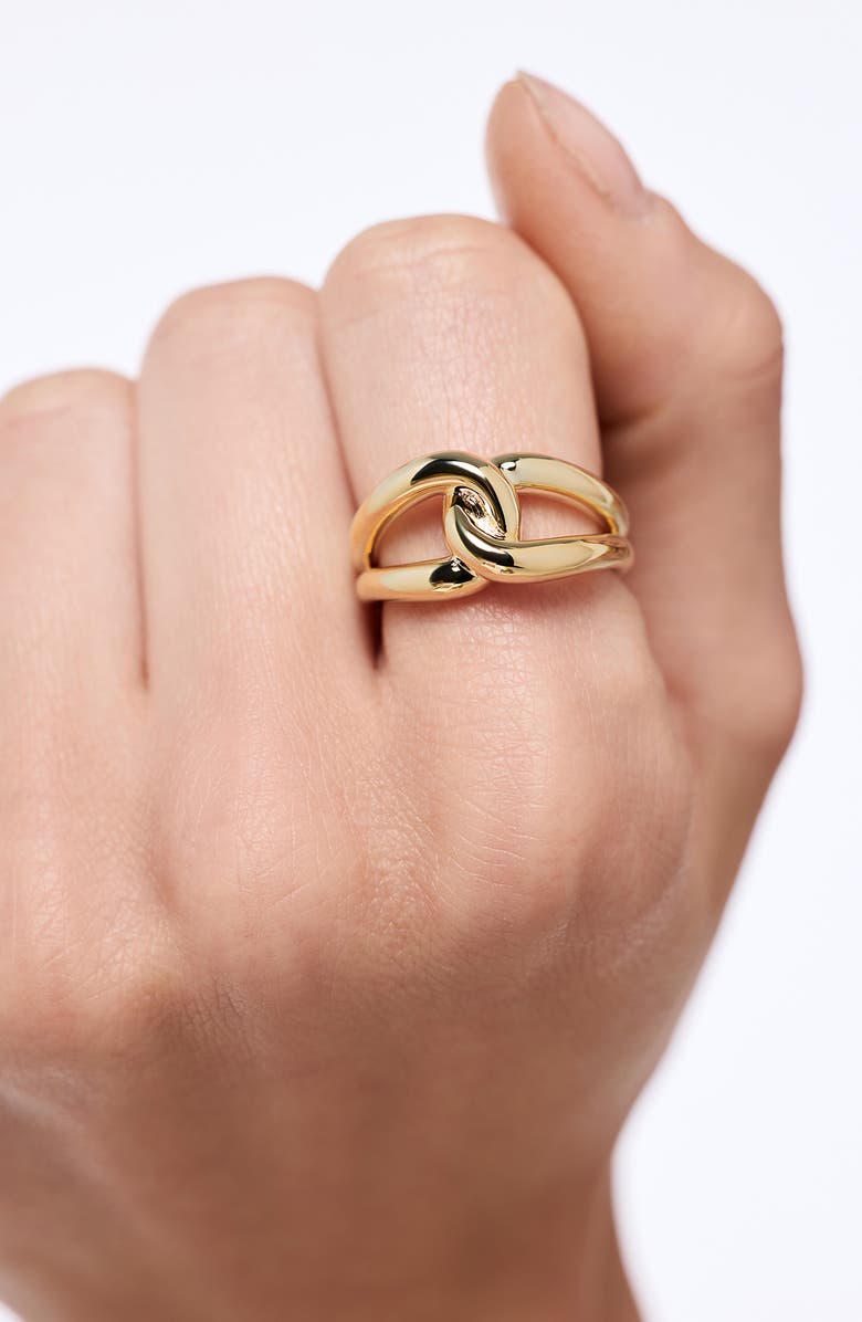 Ana Luisa Violet Loop Statement Ring, Alternate, color, Gold