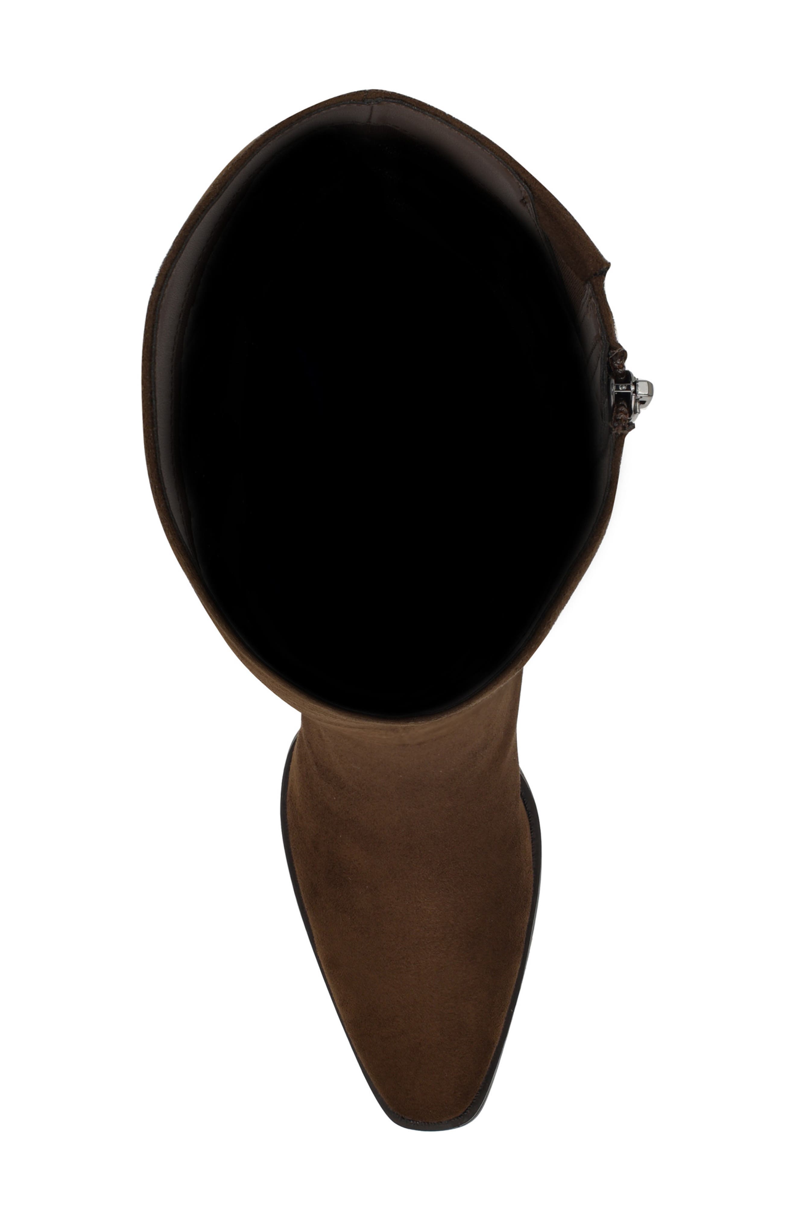 Nine West Zeran Knee High Boot, Alternate, color, Brown Faux Suede