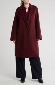 Vince Classic Straight Wool Blend Coat