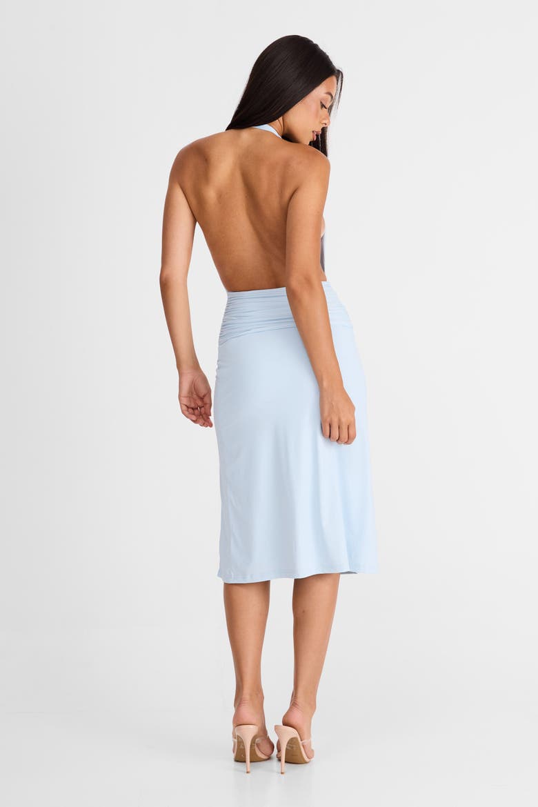 Camille Midi Dress, Alternate, color, Blue