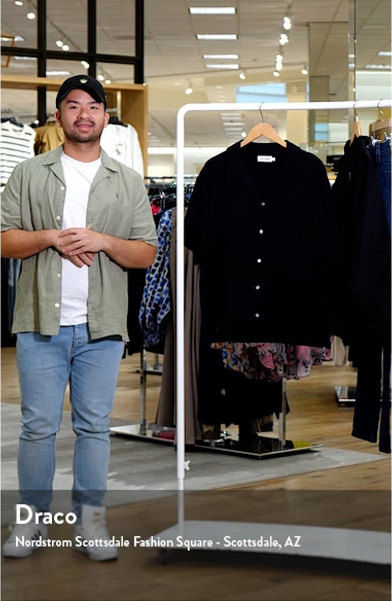 Duo Fold Relaxed Short Sleeve Button-Up Shirt, sales video thumbnail
