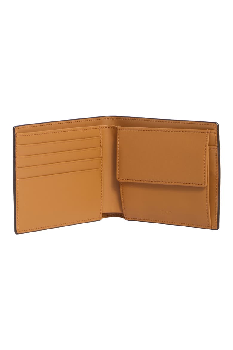 Aren Small Visetos Bifold Wallet, Alternate, color, COGNAC