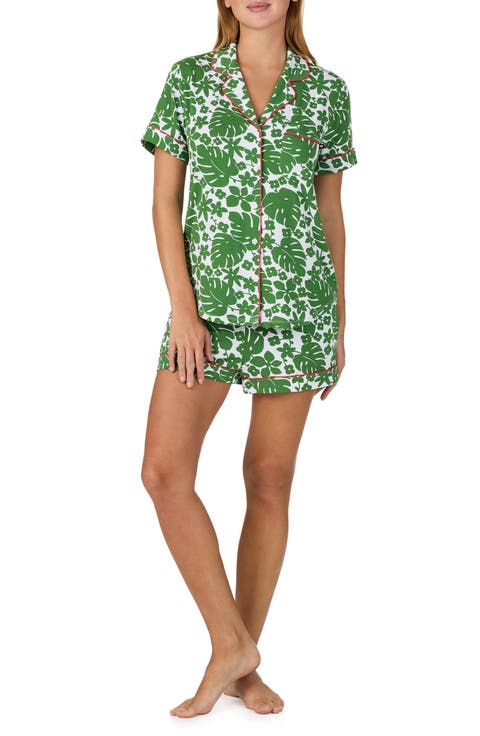 print short pajamas