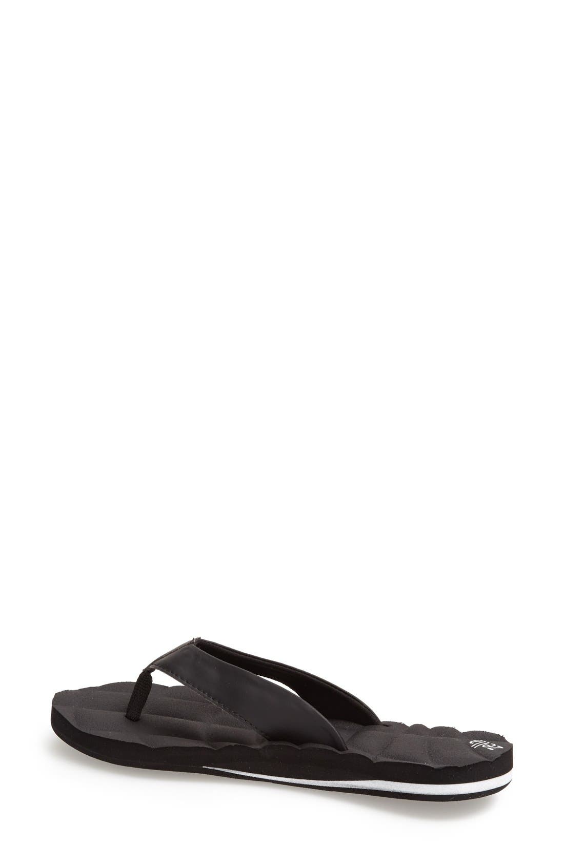 Zella 'Flip' Thong Sandal, Alternate, color, 