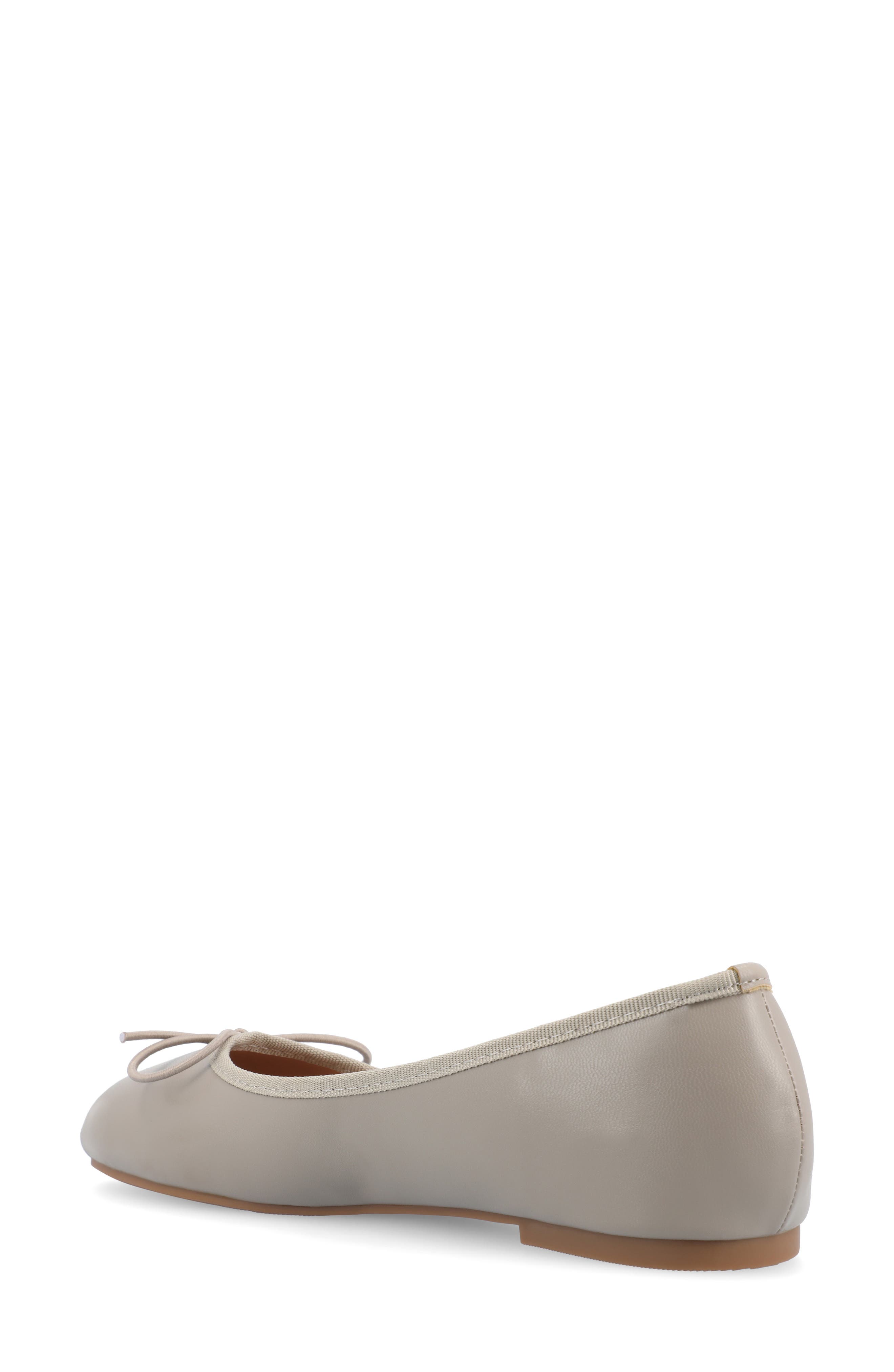 Journee Collection JOURNEE Vika Bow Flat, Alternate, color, Grey