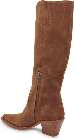 Raj Pointed Toe Knee High Boot