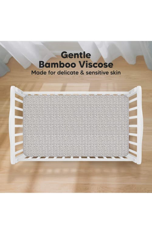 Keababies Isla Fitted Crib Sheets In White