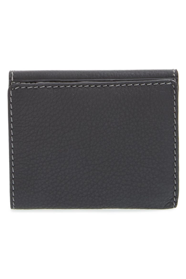Marcie Leather French Wallet, Alternate, color, BLACK