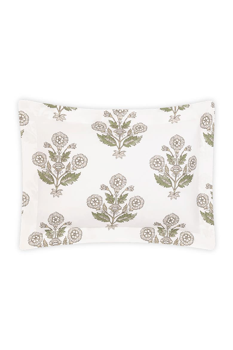 Dalila Egyptian Cotton Percale Sham, Main, color, PEBBLE