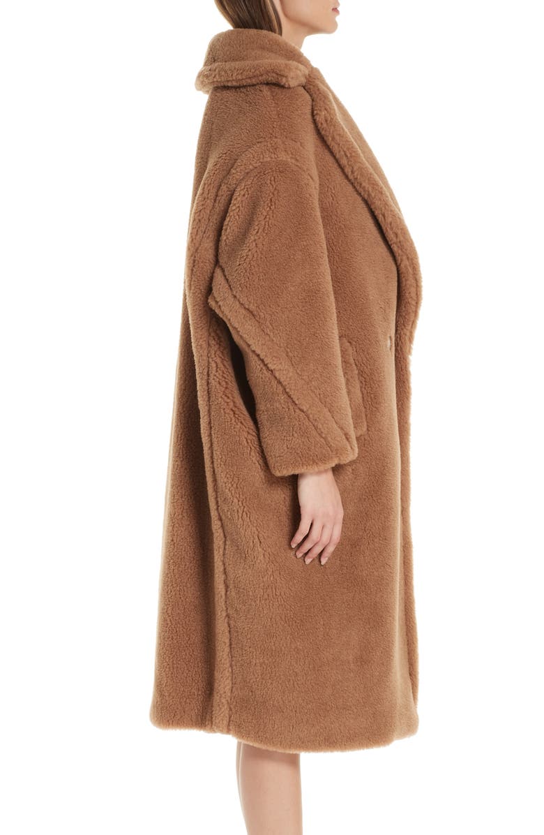 Max Mara Teddy Bear Icon Faux Fur Coat, Alternate, color, 