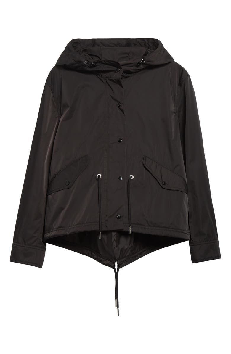 Moncler Noizay Short Parka, Alternate, color, Black