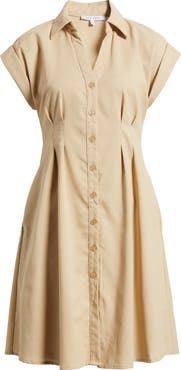 Julia Jordan Short Sleeve Shirtdress