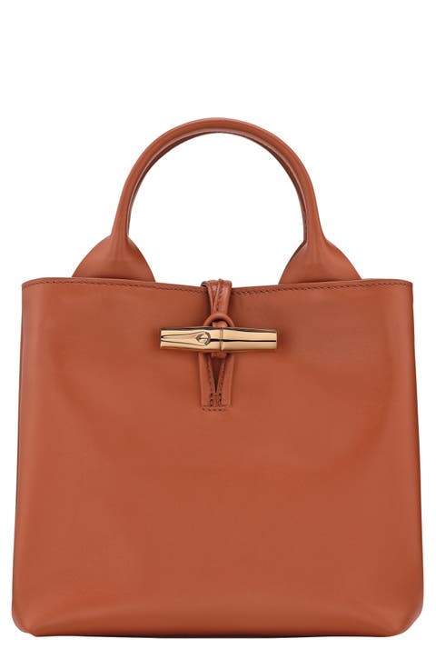 Small Le Roseau Leather Tote