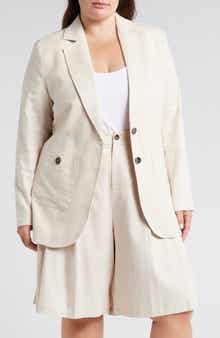 Universal Standard Coastal Linen Blend Blazer