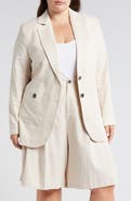 Universal Standard Coastal Linen Blend Blazer